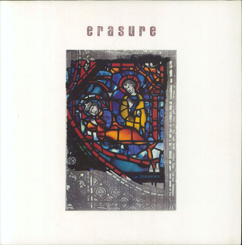 Erasure The Innocents + Print UK vinyl LP album (LP record) STUMM55