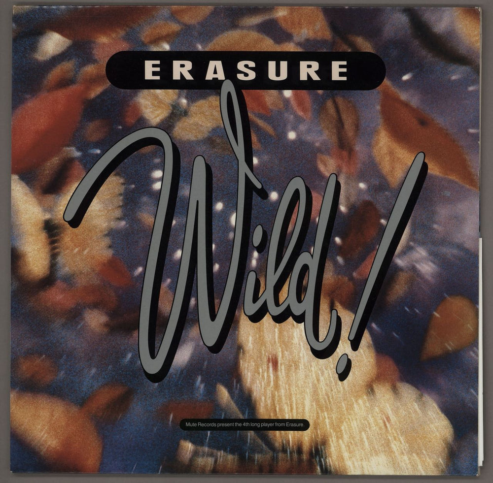 Erasure Wild! + Insert UK vinyl LP album (LP record) STUMM75