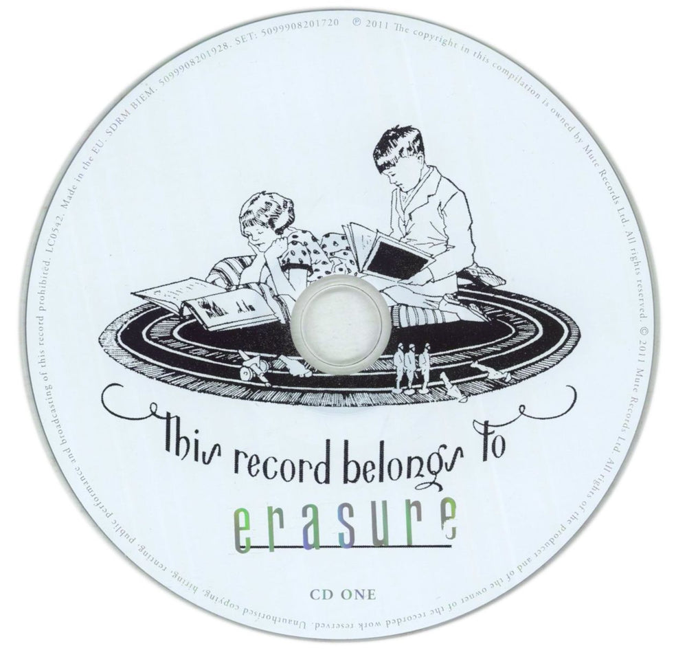 Erasure Wonderland UK 3-disc CD/DVD Set ERA3DWO538090