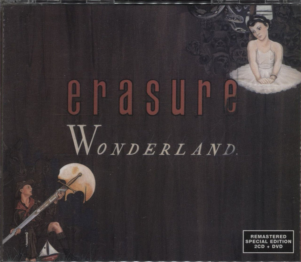 Erasure Wonderland UK 3-disc CD/DVD Set LCDSTUMM25