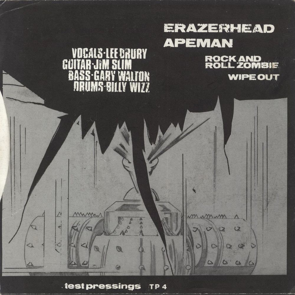 Erazerhead Apeman UK 7" vinyl single (7 inch record / 45)