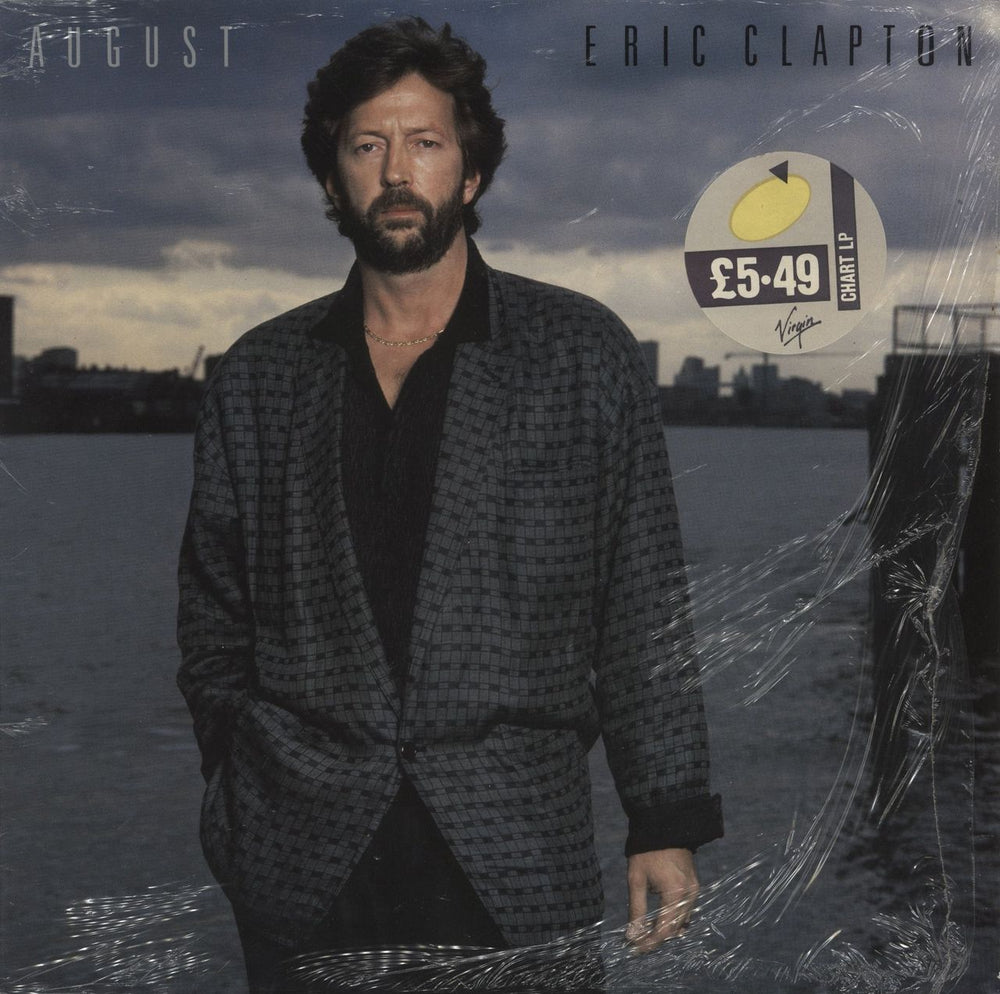 Eric Clapton August - Shrink UK vinyl LP album (LP record) WX71
