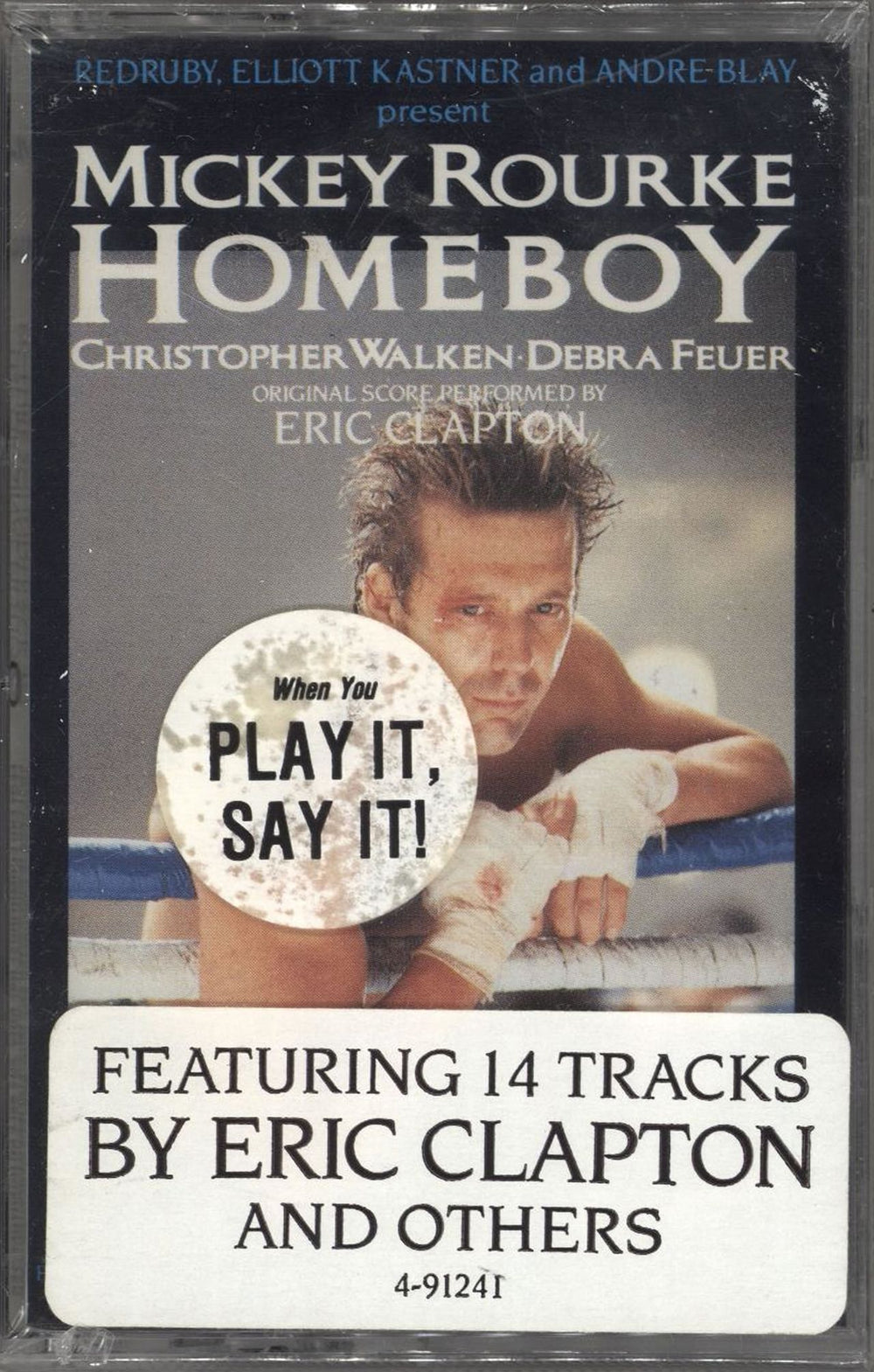 Eric Clapton Homeboy Soundtrack US Promo cassette album 4-91241