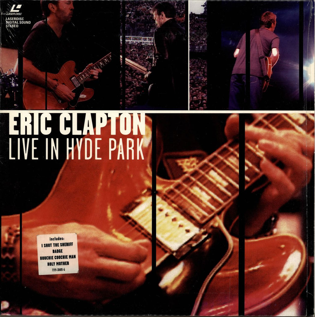 Eric Clapton Live In Hyde Park German Laserdisc — RareVinyl.com