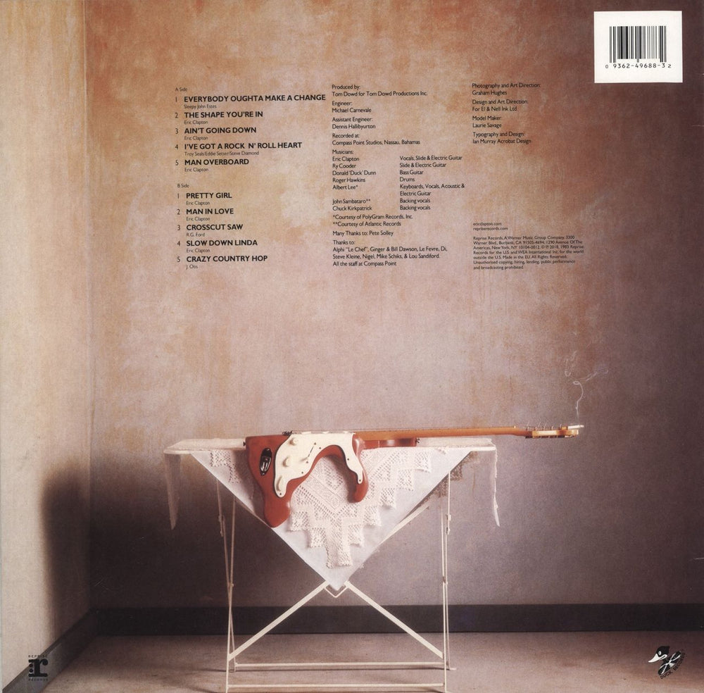 Eric Clapton Money And Cigarettes US vinyl LP album (LP record) 093624968832