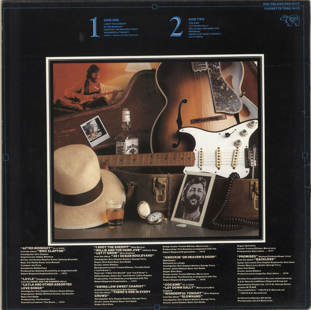 Eric Clapton Time Pieces: The Best Of Eric Clapton UK vinyl LP album (LP record)