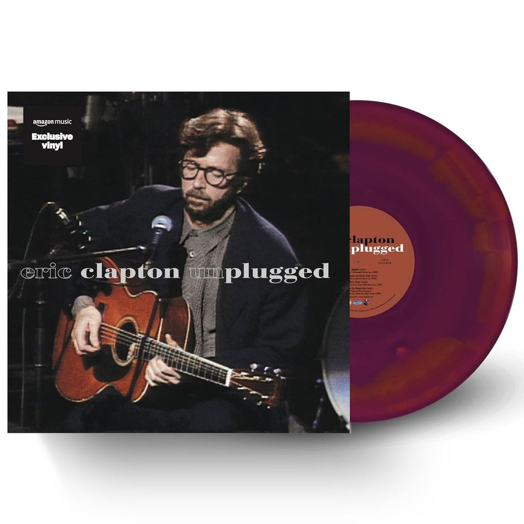 Eric Clapton Unplugged - Orange / Purple Vinyl - Sealed US 2-LP