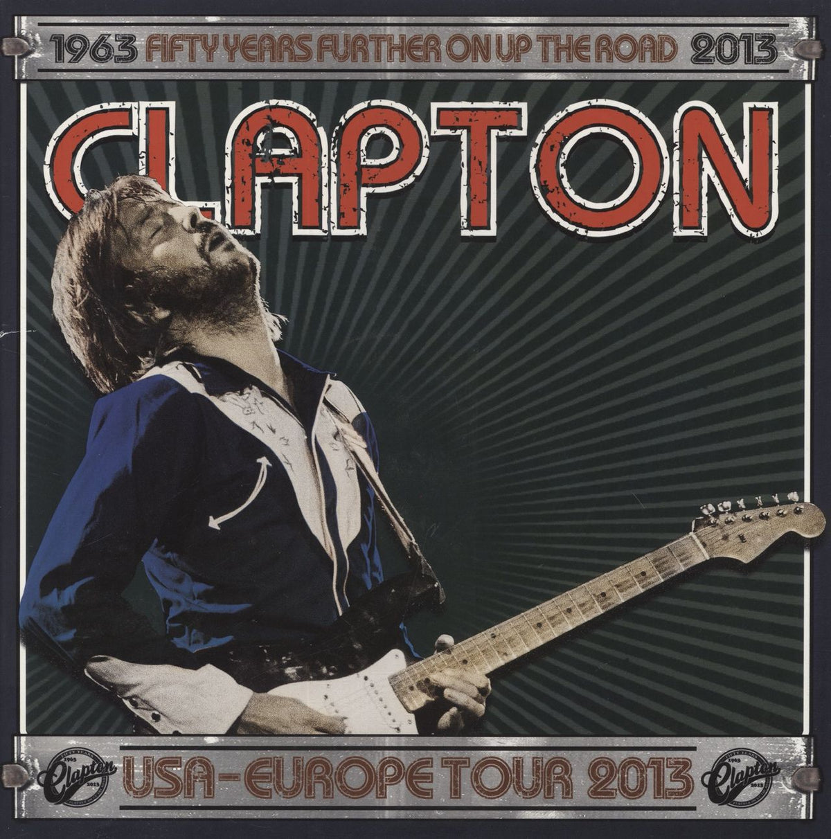 Eric Clapton European top Tour Poster