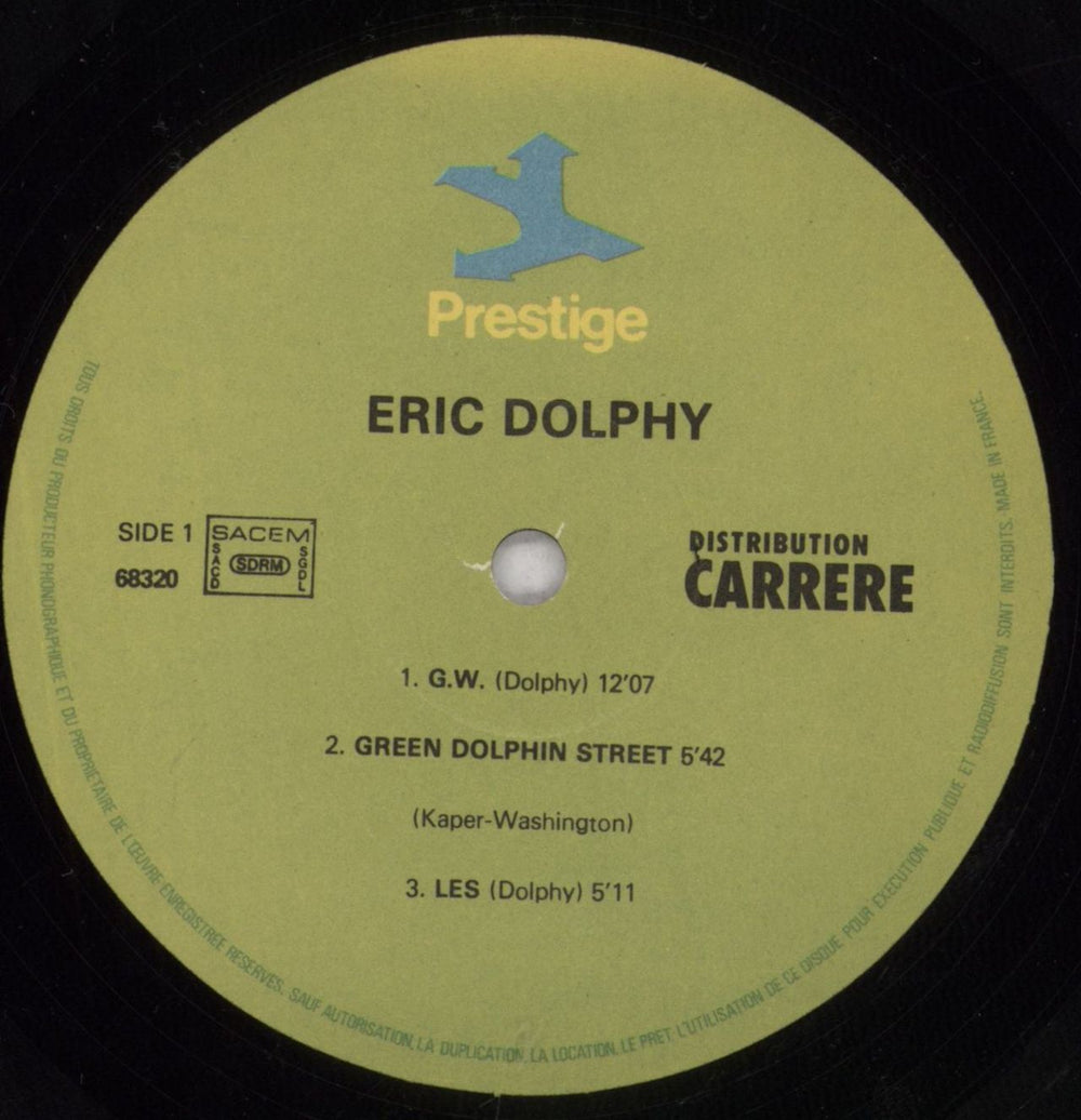 Eric Dolphy Eric Dolphy French 2-LP vinyl record set (Double LP Album) EDP2LER842563