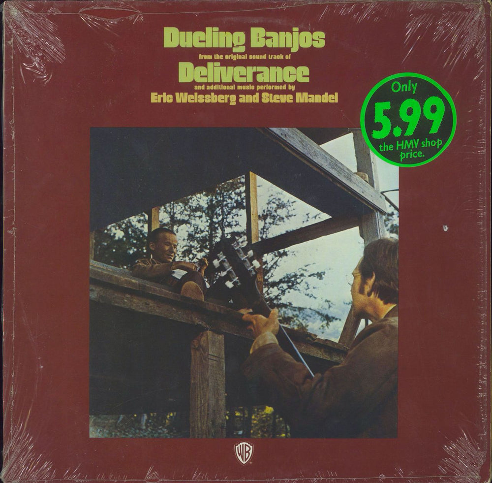 Eric Weissberg & Steve Mandell Dueling Banjos From The Original Sound Track Of Deliverance And Additional Music - Shrink German vinyl LP album (LP record) WB46214