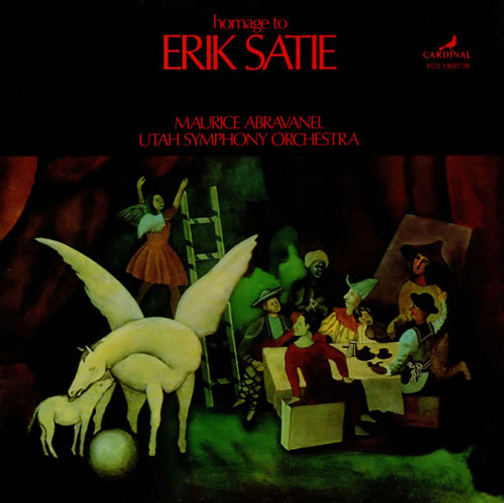 Erik Satie Homage to Erik Satie UK 2-LP vinyl record set (Double LP Album) VCS10037/38