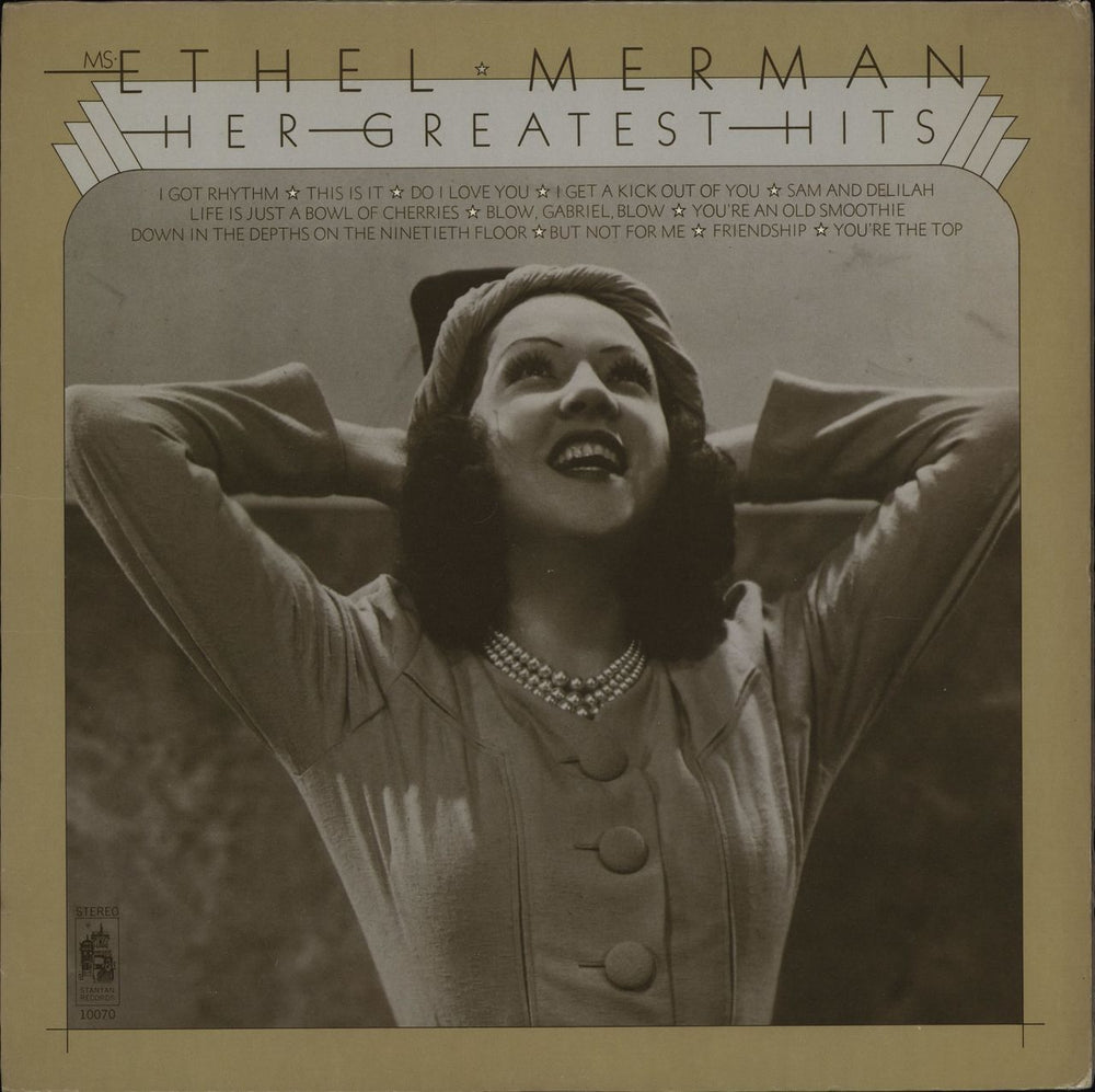 Ethel Merman Merman... Her Greatest! US vinyl LP album (LP record) SR10070