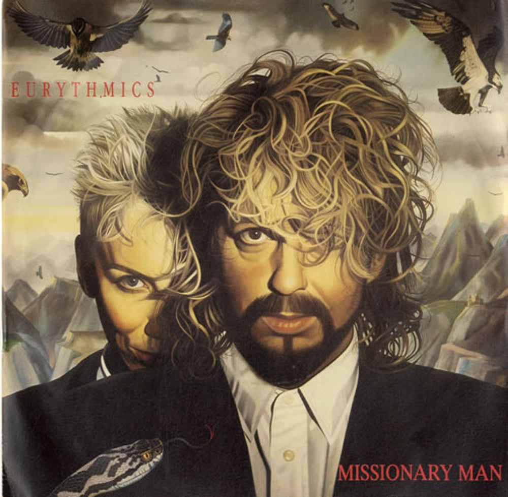 Eurythmics Missionary Man UK 7" vinyl single (7 inch record / 45) DA10