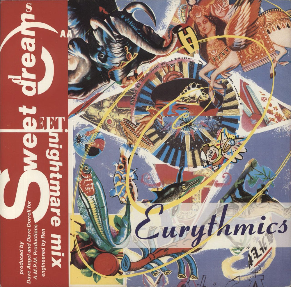 Eurythmics Sweet Dreams - Nightmare Mix UK 12" vinyl single (12 inch record / Maxi-single) DAT25
