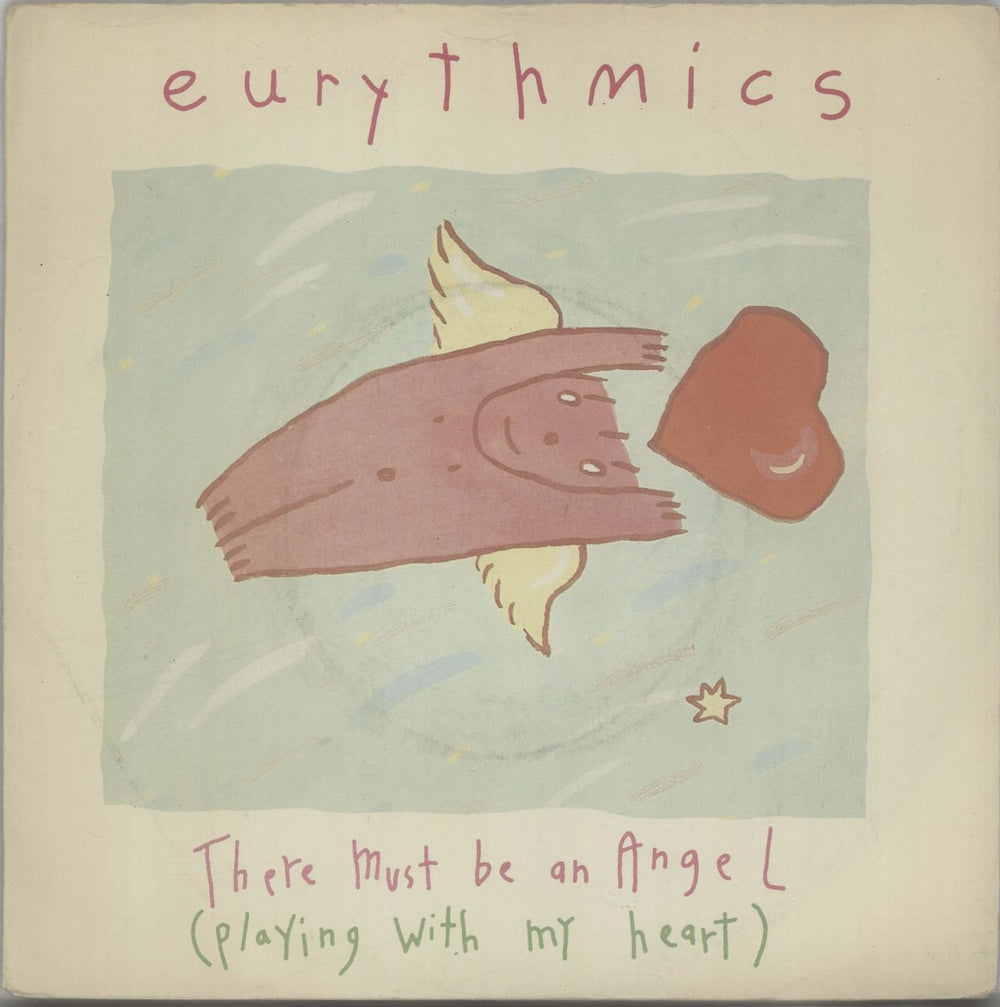 Eurythmics There Must Be An Angel UK 7" vinyl single (7 inch record / 45) PB40247