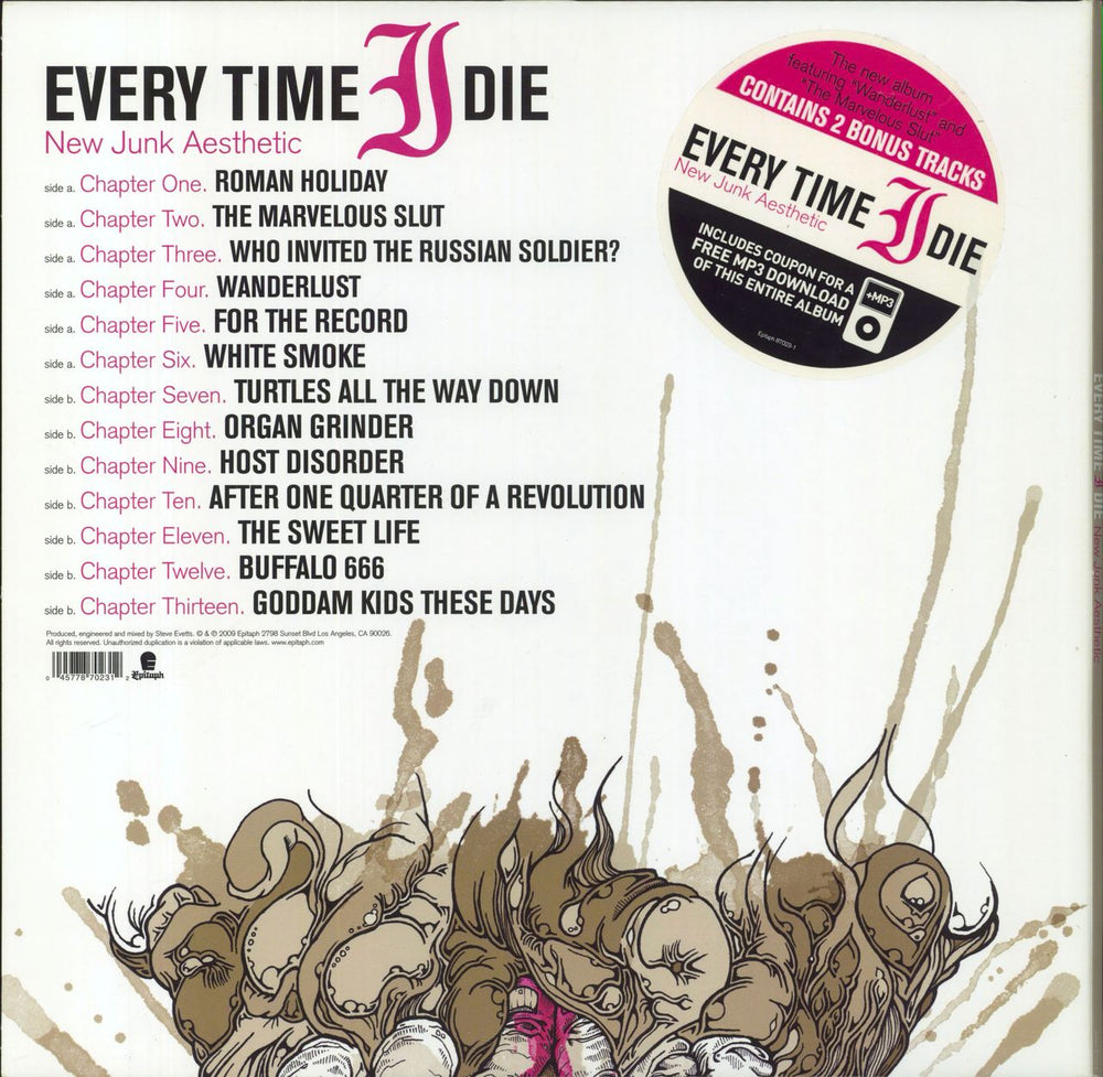 Every Time I Die New Junk Aesthetic UK vinyl LP album (LP record)