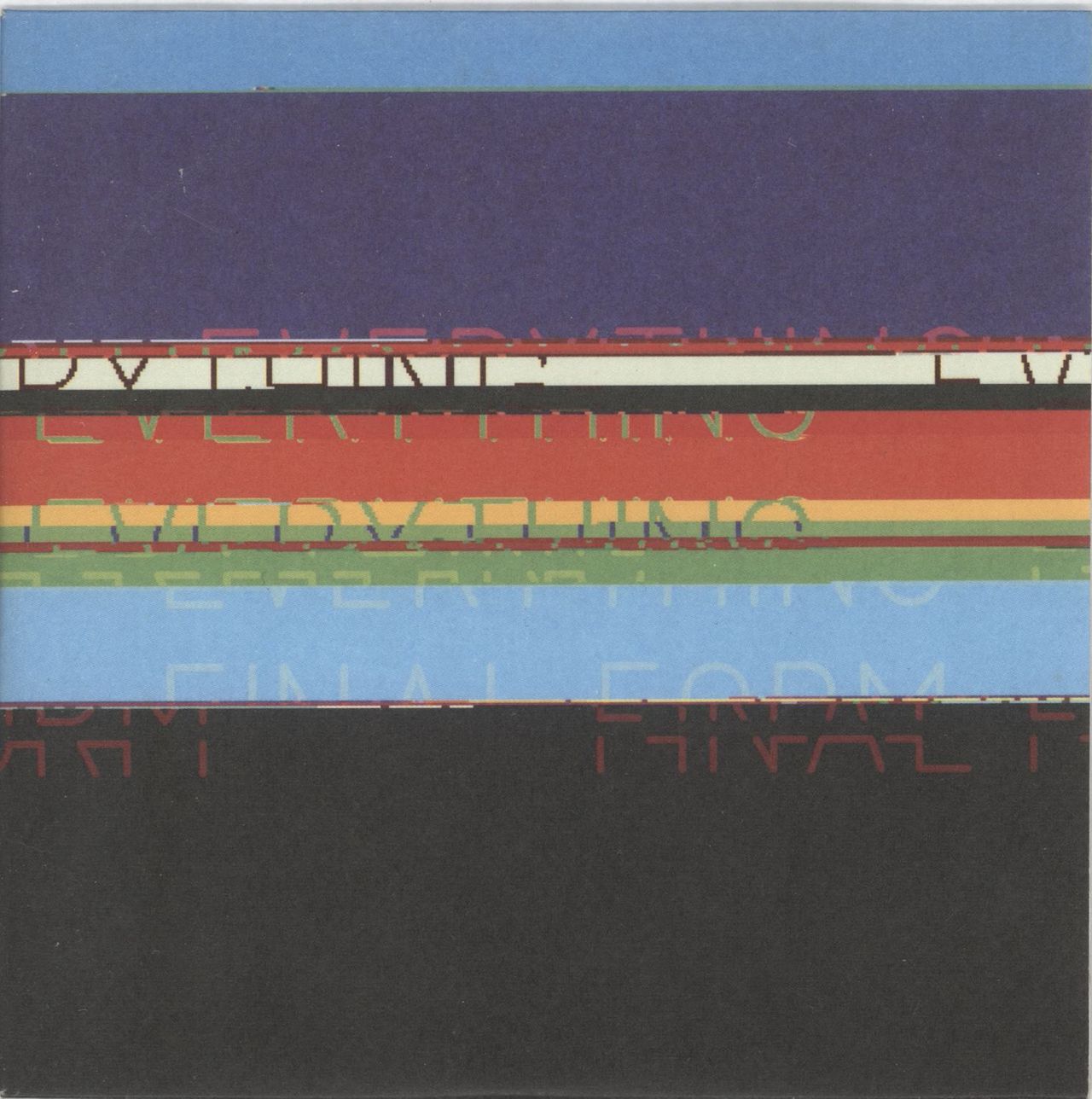 Everything Everything Final Form UK Promo CD single (CD5 / 5") FF1