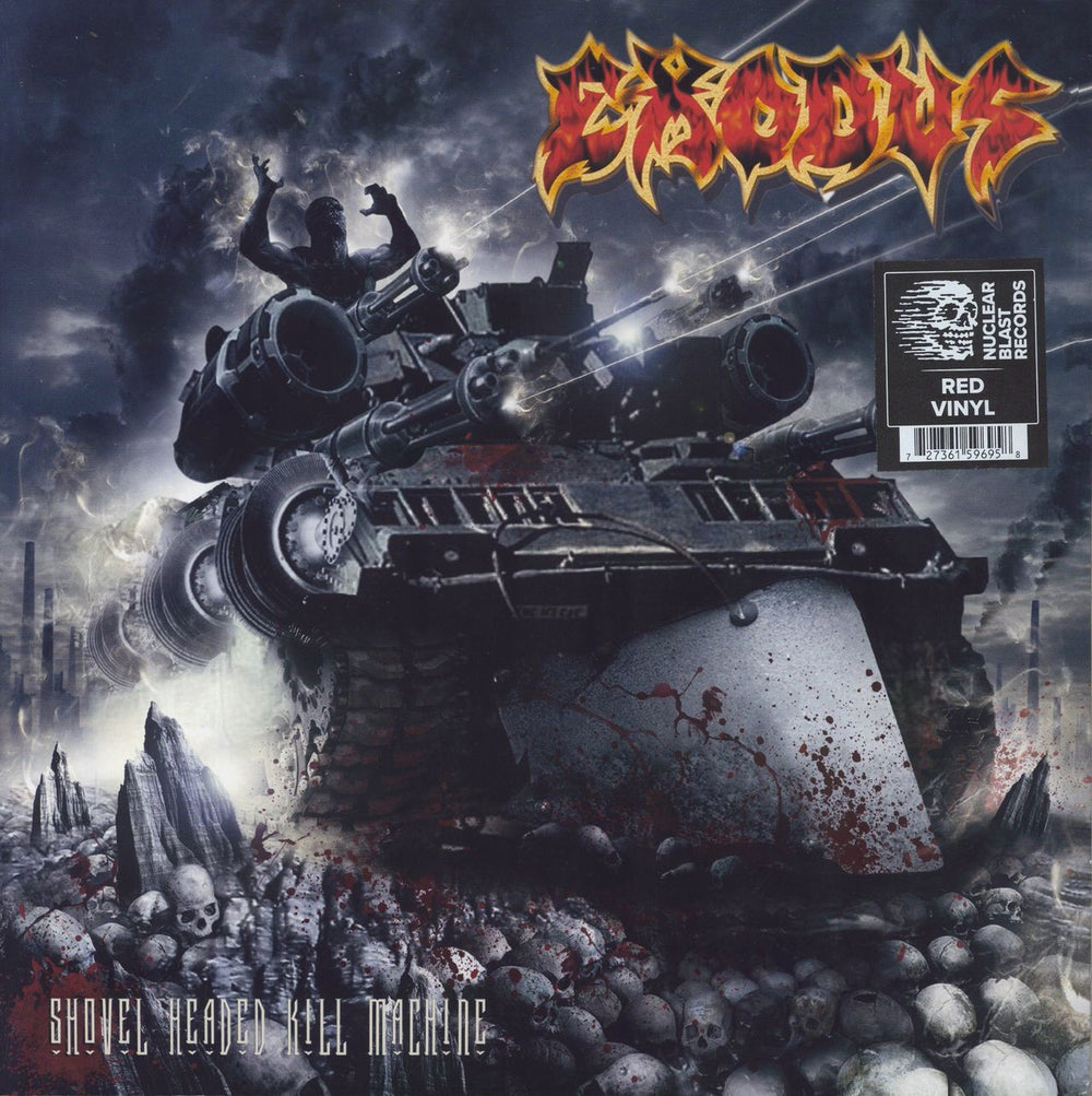 Exodus Shovel Headed Kill Machine - Red Vinyl - Sealed US 2-LP vinyl record set (Double LP Album) NBR59695