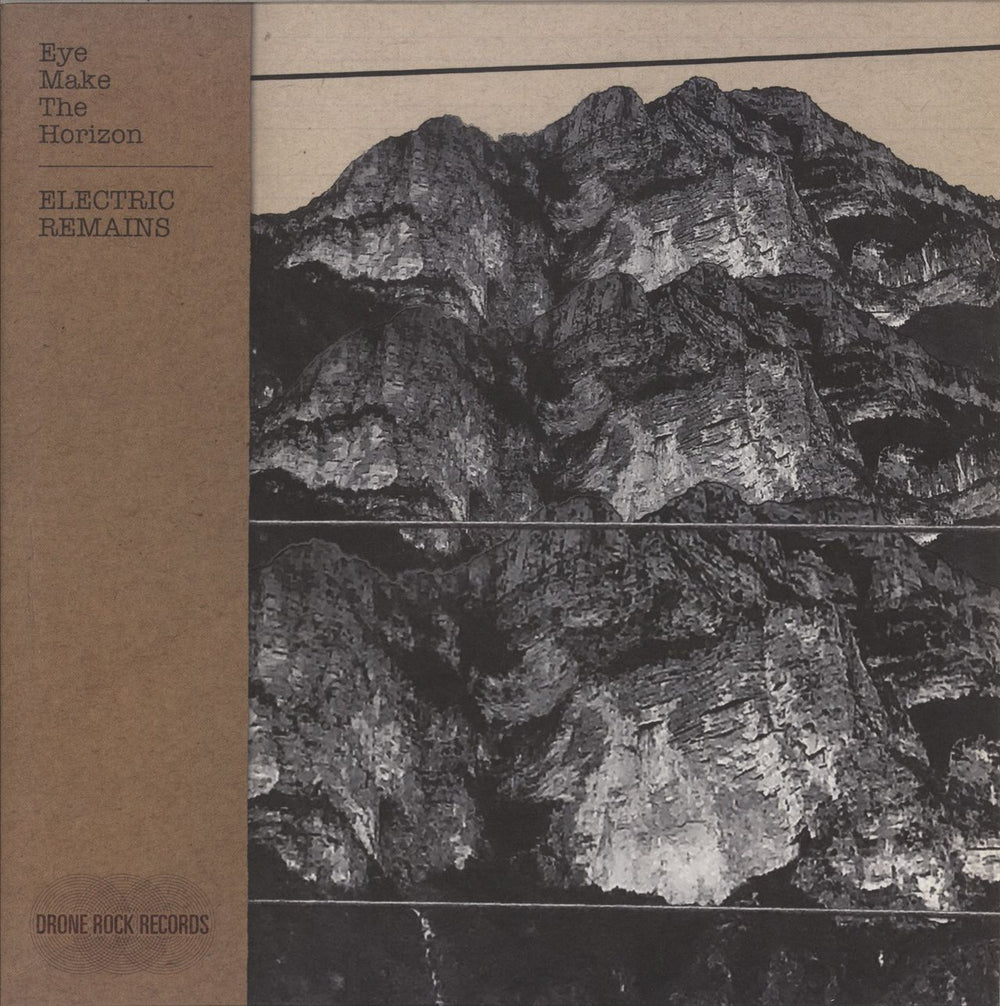 Eye Make The Horizon Electric Remains - Transparent Red & Black Marble Vinyl UK vinyl LP album (LP record) DRR036