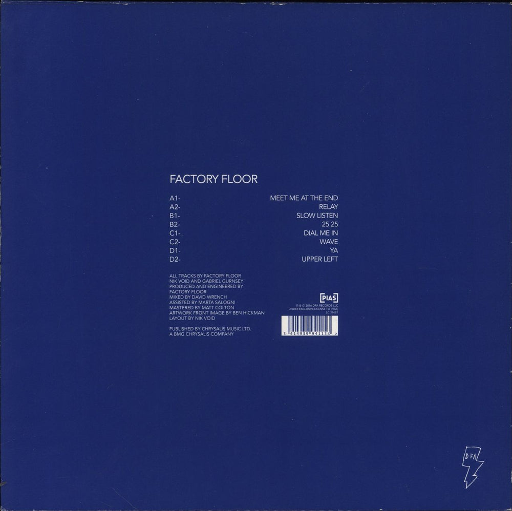 Factory Floor 25 25 [Twenty Five Twenty Five] - White Vinyl UK 2-LP vinyl record set (Double LP Album) 5414939941153