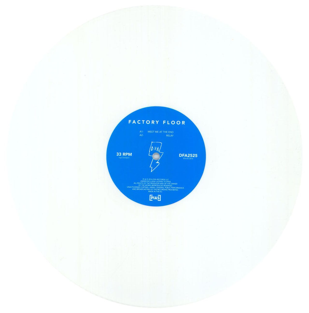 Factory Floor 25 25 [Twenty Five Twenty Five] - White Vinyl UK 2-LP vinyl record set (Double LP Album) H562LTW860887