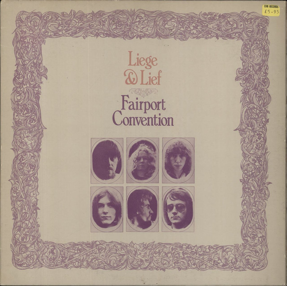 Fairport Convention Liege & Lief - 3rd UK vinyl LP album (LP record) ILPS9115