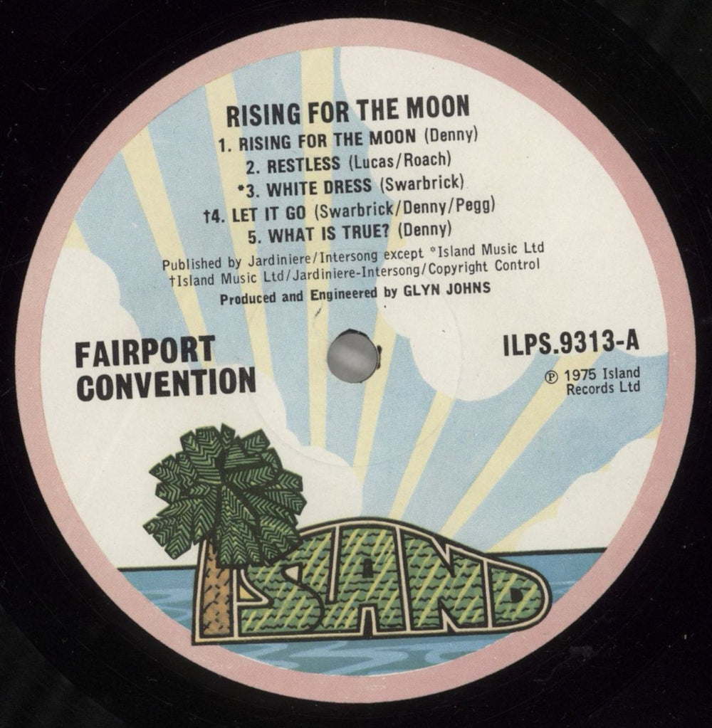 Fairport Convention Rising For The Moon - 1st - EX UK vinyl LP album (LP record) F-CLPRI717661