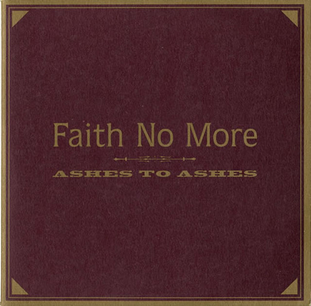 Faith No More Ashes To Ashes UK Promo CD single (CD5 / 5") ASHES1