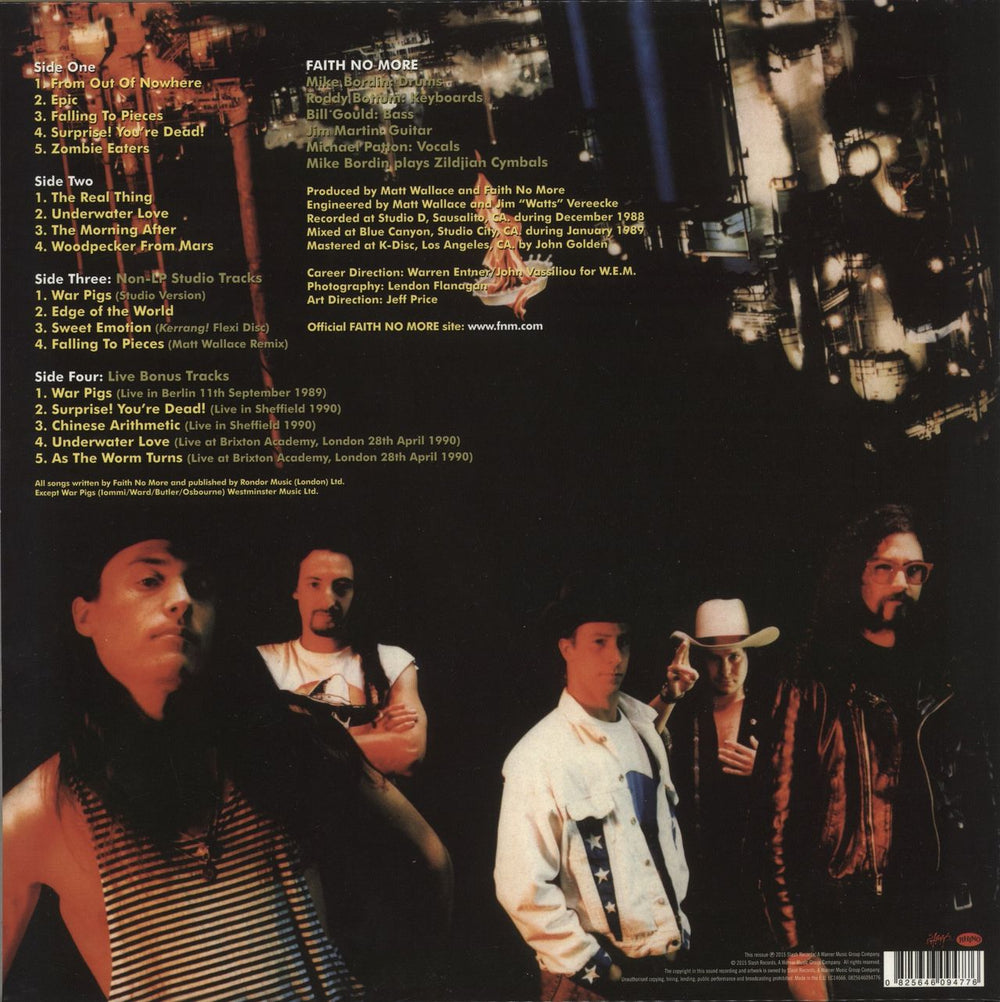 Faith No More The Real Thing - Deluxe Edition - 180 Gram Vinyl UK vinyl LP album (LP record) 825646094776