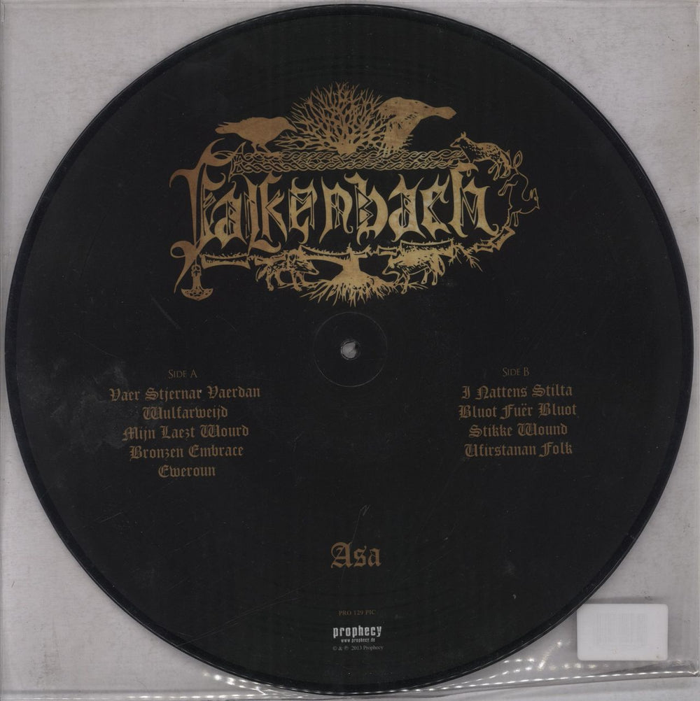 Falkenbach Asa German picture disc LP (vinyl picture disc album) 884388712959