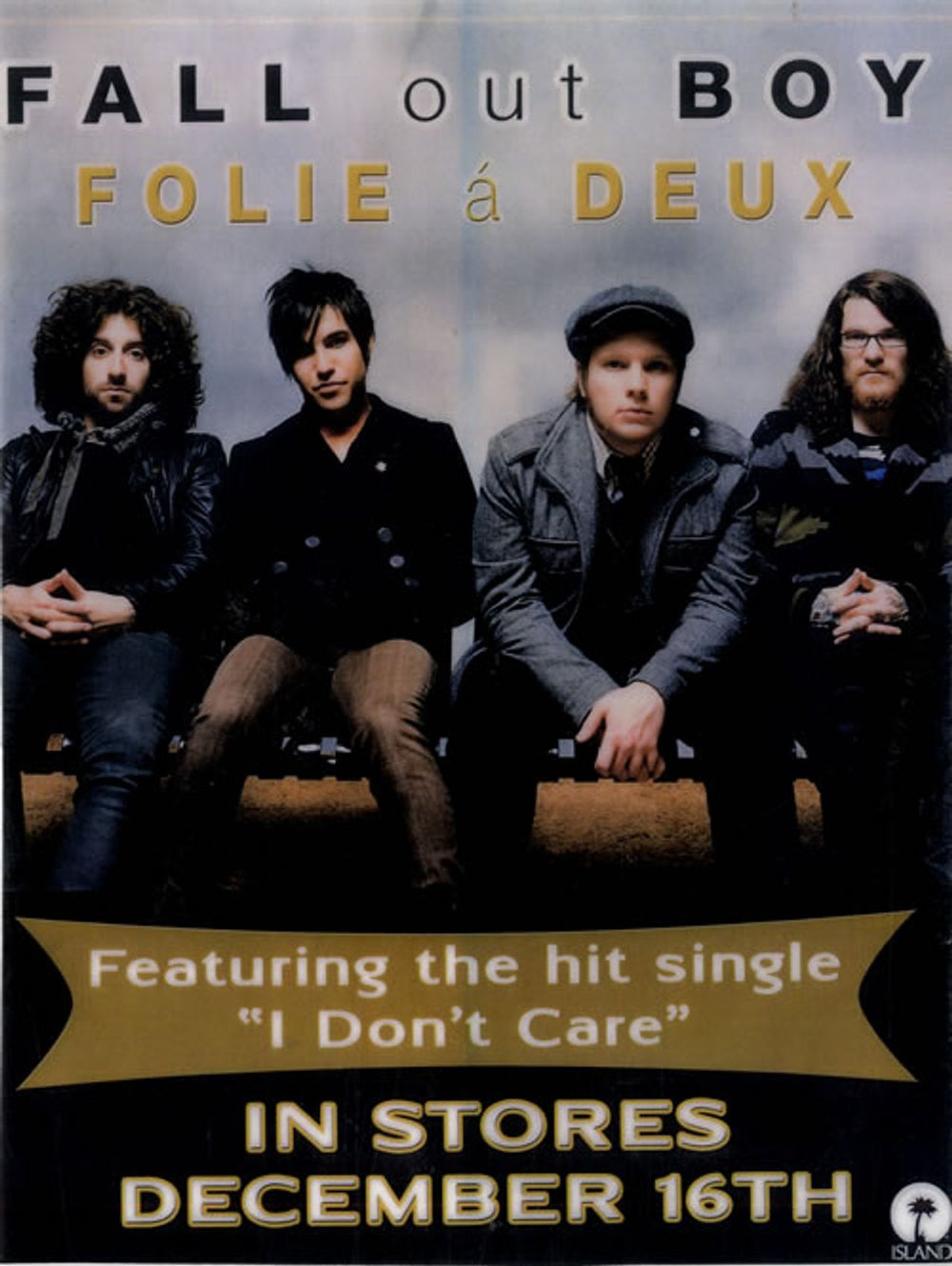 Fall Out Boy Folie A Deux US Promo display PROMO DISPLAY