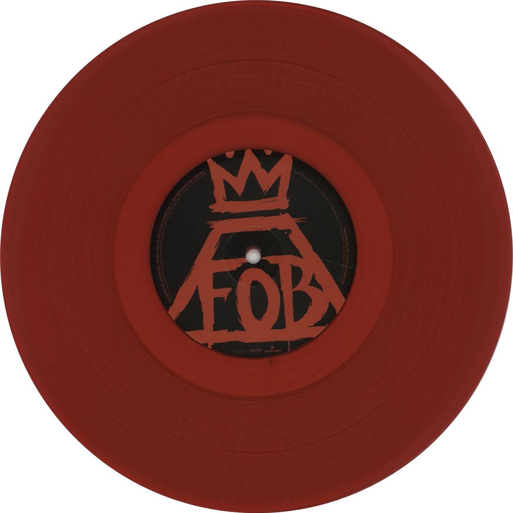 Fall Out Boy Save Rock And Roll - Red Vinyl US 10" vinyl single (10 inch record) FOL10SA667706