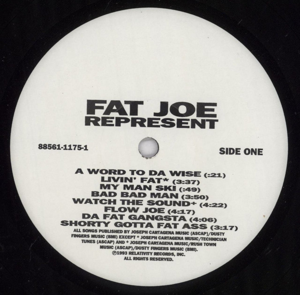 Fat Joe Represent - 4th - Shrink US vinyl LP album (LP record) FTJLPRE831933