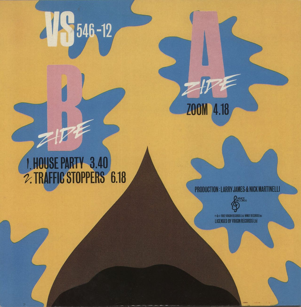 Fat Larry's Band Zoom UK 12" vinyl single (12 inch record / Maxi-single)