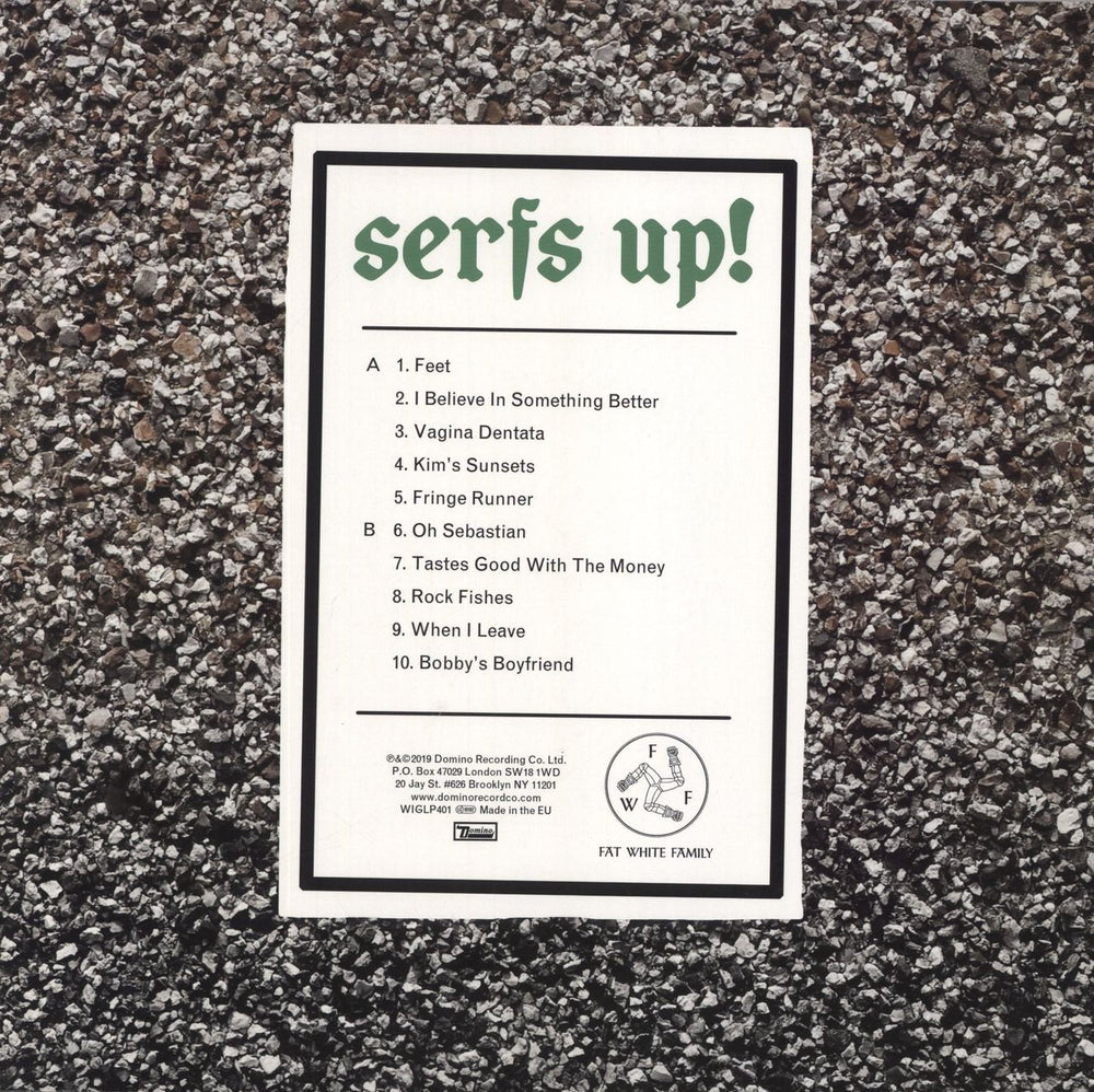 Fat White Family Serfs Up! - Gold Vinyl UK vinyl LP album (LP record) 887828040131