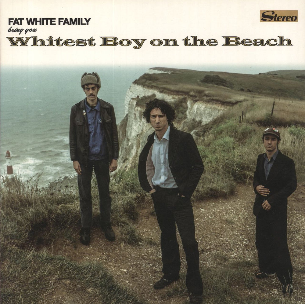 Fat White Family Whitest Boy On The Beach - Clear Vinyl UK 7" vinyl single (7 inch record / 45) WOUTC004V