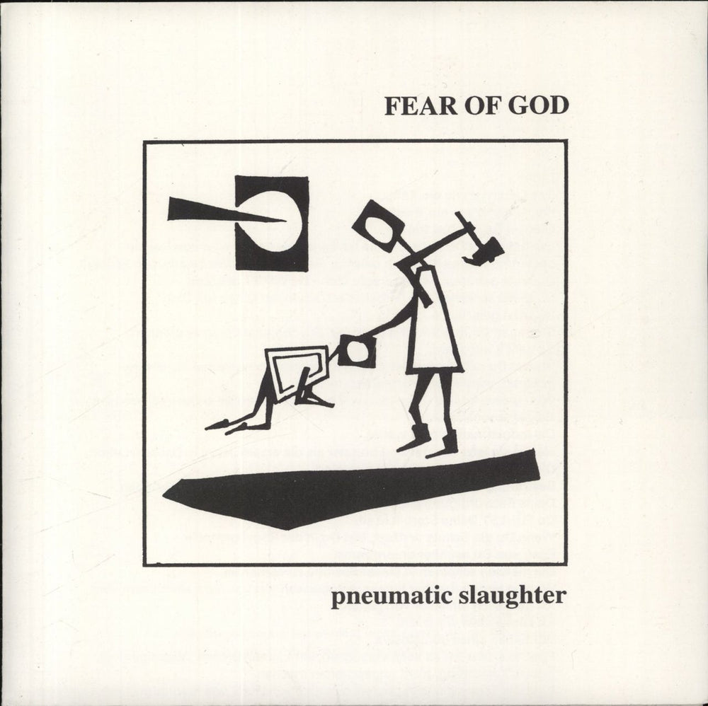 Fear Of God Pneumatic Slaughter German 7" vinyl single (7 inch record / 45) P.U.T.003