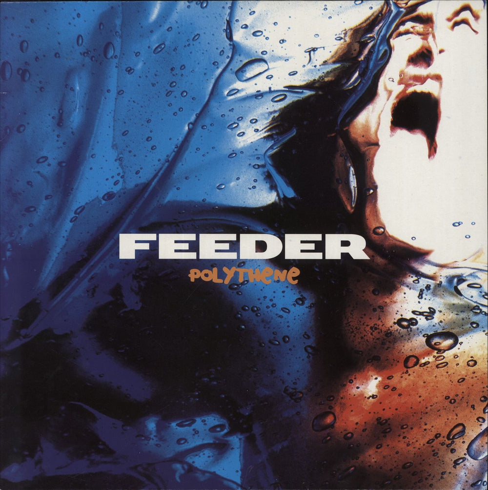 Feeder Polythene + 7 & Autographed CD UK vinyl LP album (LP record) ECHLP15