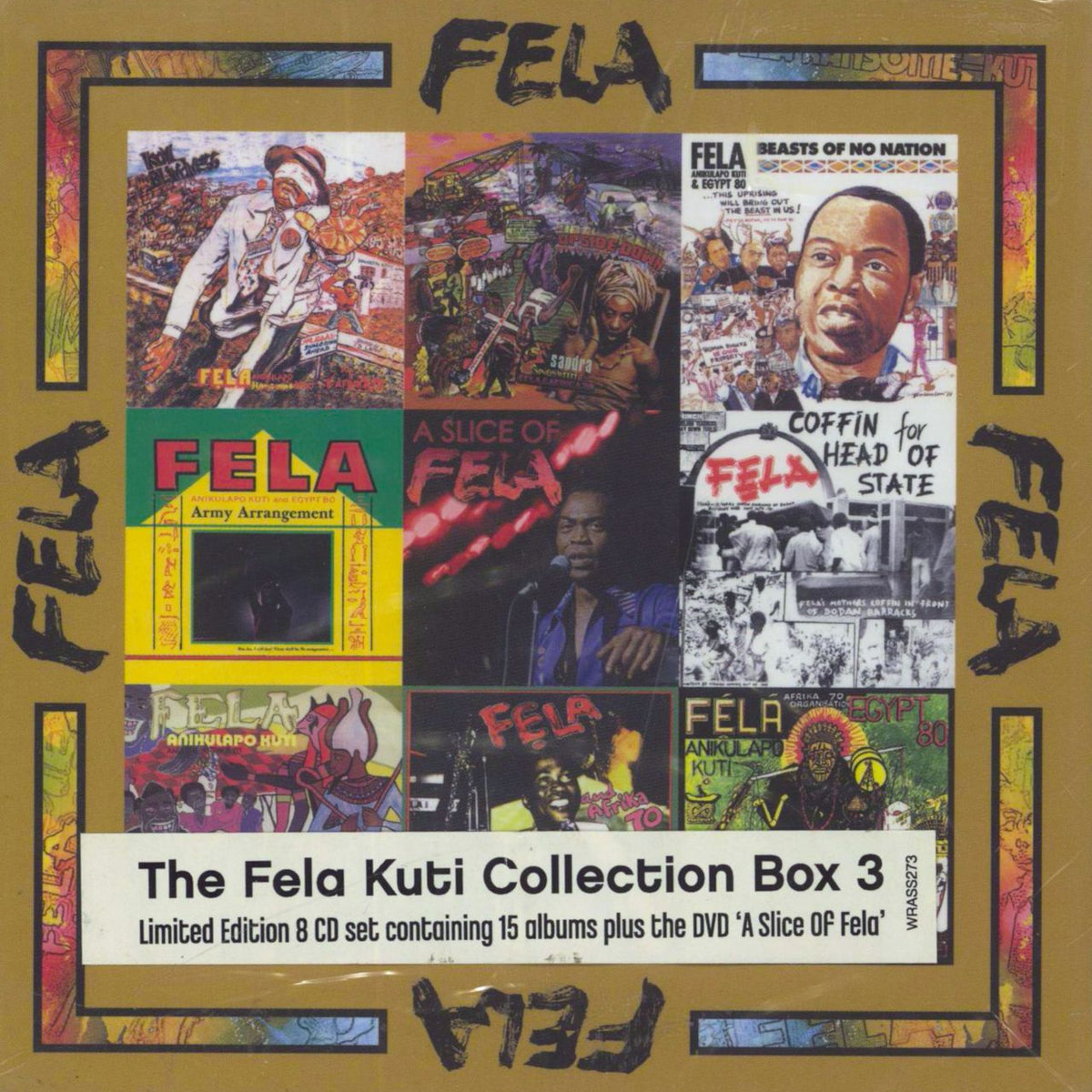 Fela Kuti Limited Edition Box Set Three - Sealed UK Cd album box