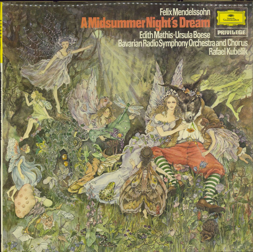 Felix Mendelssohn Mendelssohn: A Midsummer Night's Dream UK vinyl LP album (LP record) 2535393