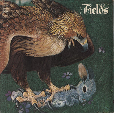 Fields (70s) Fields + Poster - EX UK vinyl LP album (LP record) 69009