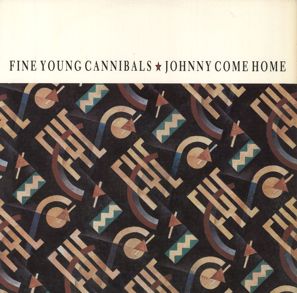 Fine Young Cannibals Johnny Come Home UK 12" vinyl single (12 inch record / Maxi-single) LONX68