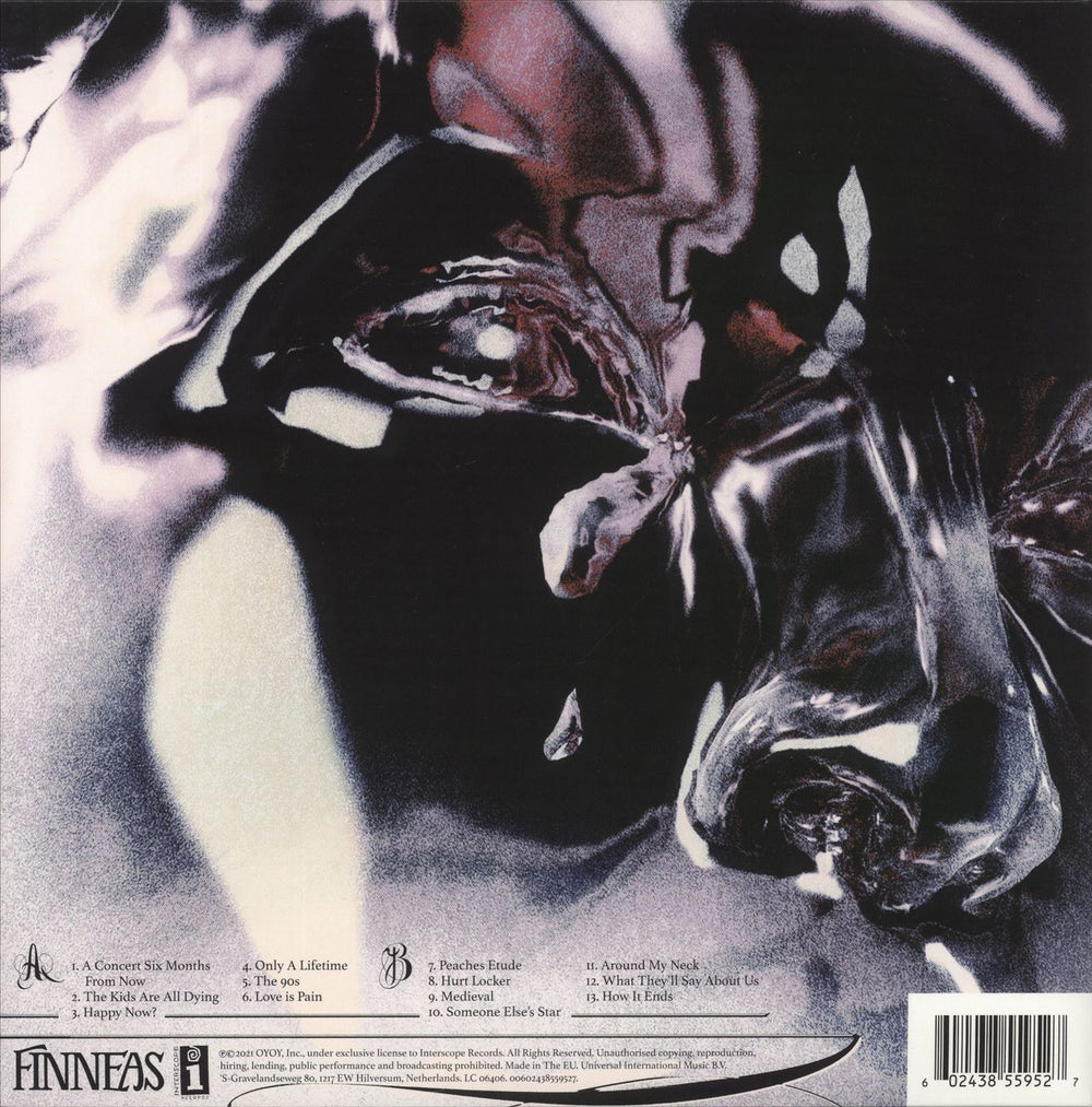 Finneas Optimist - White Vinyl UK vinyl LP album (LP record) 602438559527