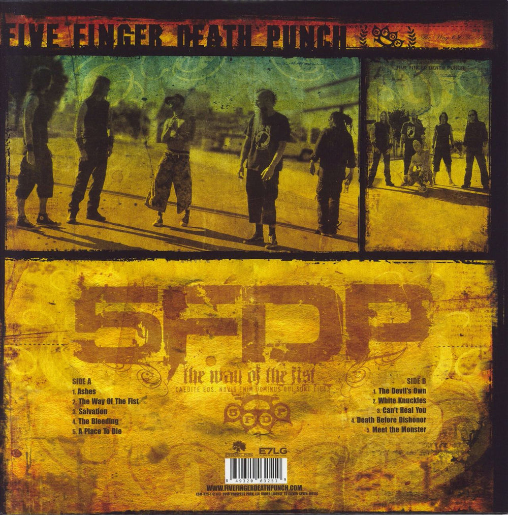 Five Finger Death Punch The Way of The Fist UK vinyl LP album (LP record)