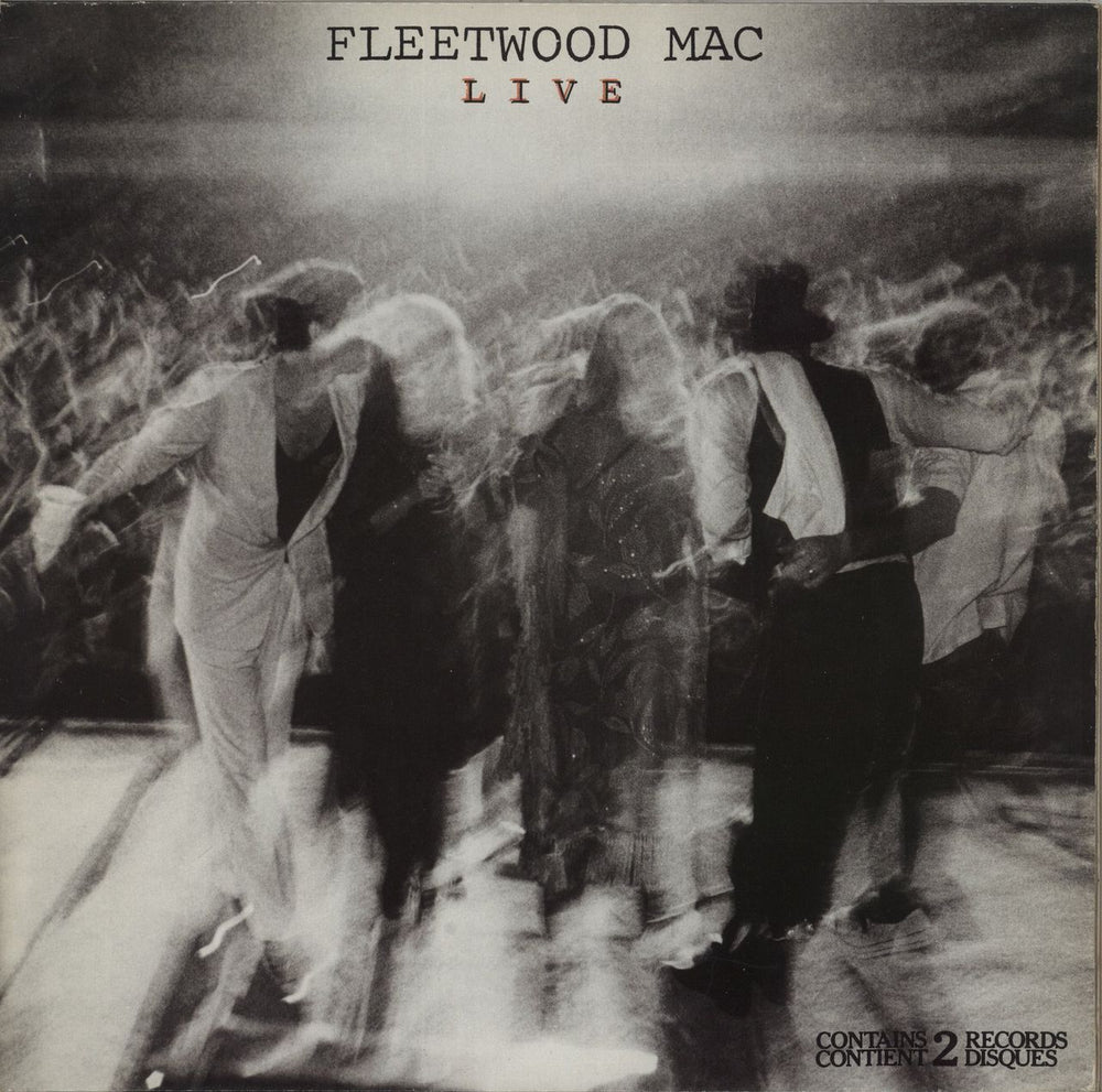Fleetwood Mac Live Canadian 2-LP vinyl record set (Double LP Album) 2WB3500
