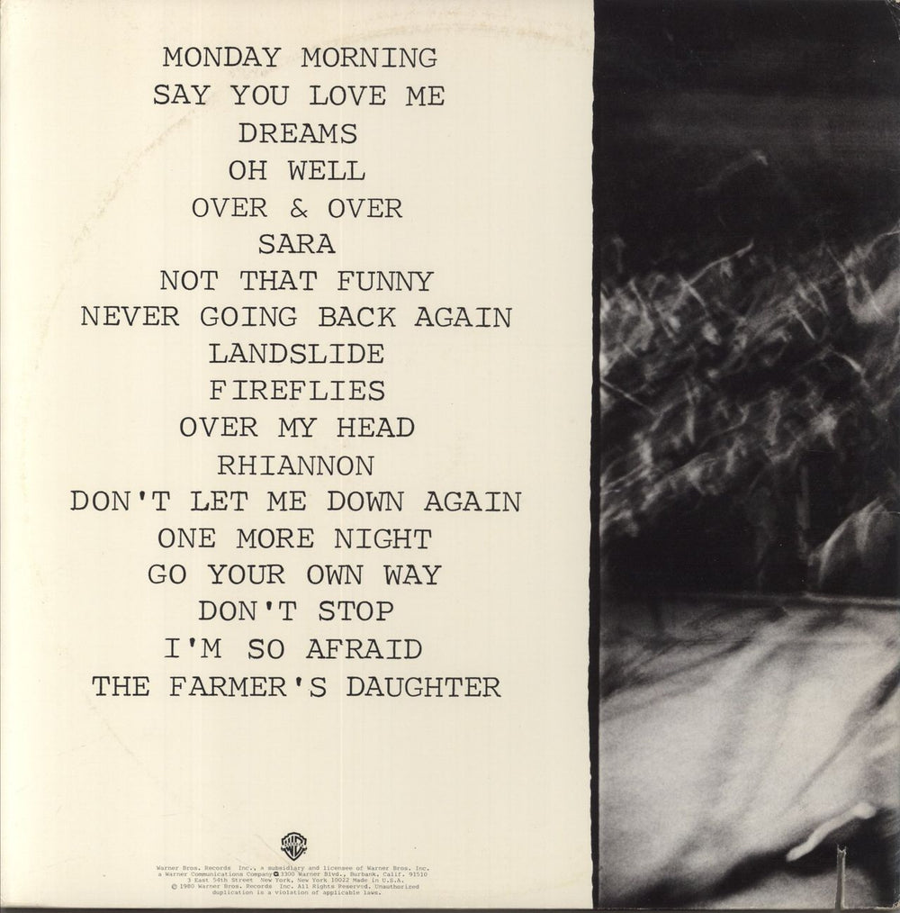 Fleetwood Mac Live US 2-LP vinyl record set (Double LP Album)