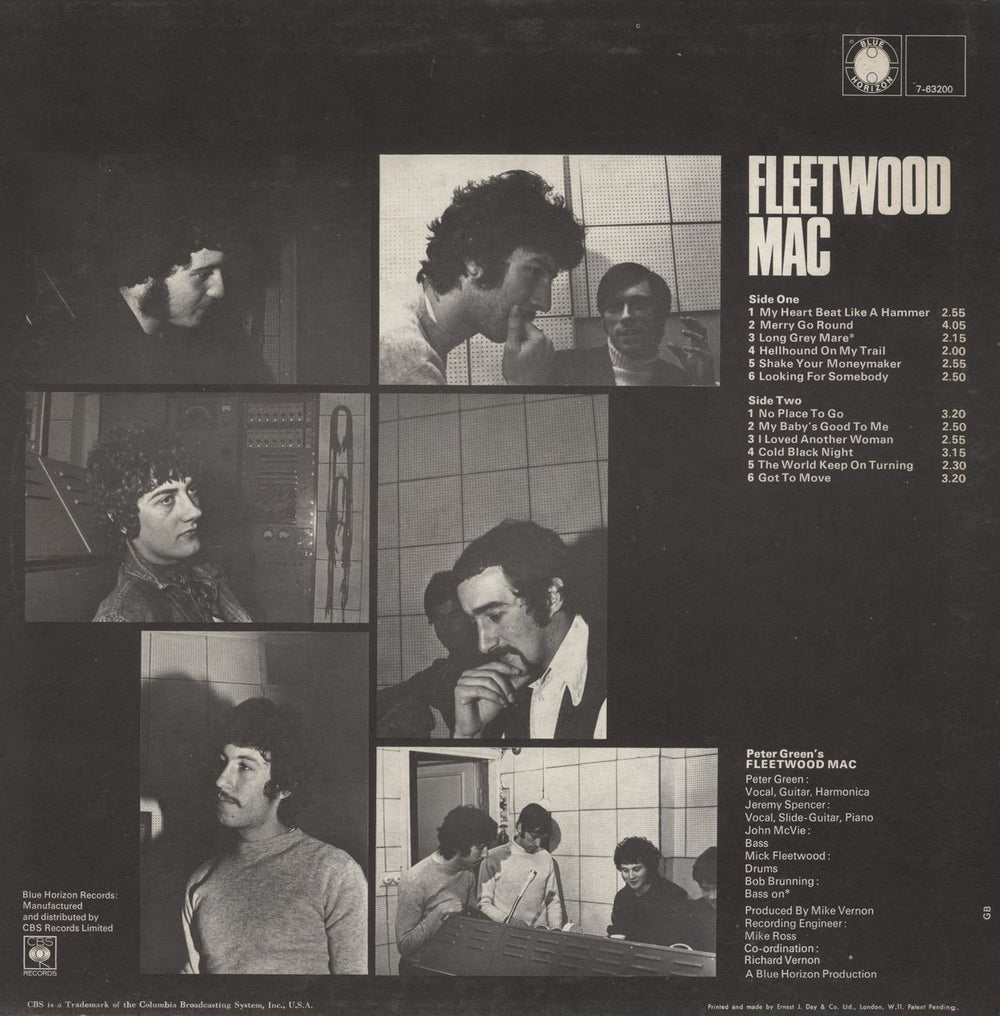 Fleetwood Mac Peter Green's Fleetwood Mac - 1st - EX UK vinyl LP album (LP record)