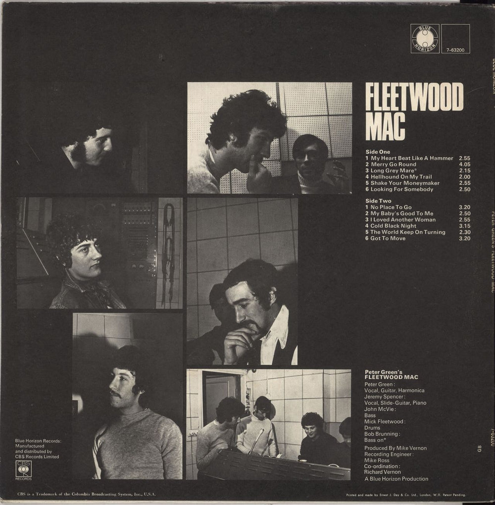 Fleetwood Mac Peter Green's Fleetwood Mac - 1st - EX UK vinyl LP album (LP record) MACLPPE551748