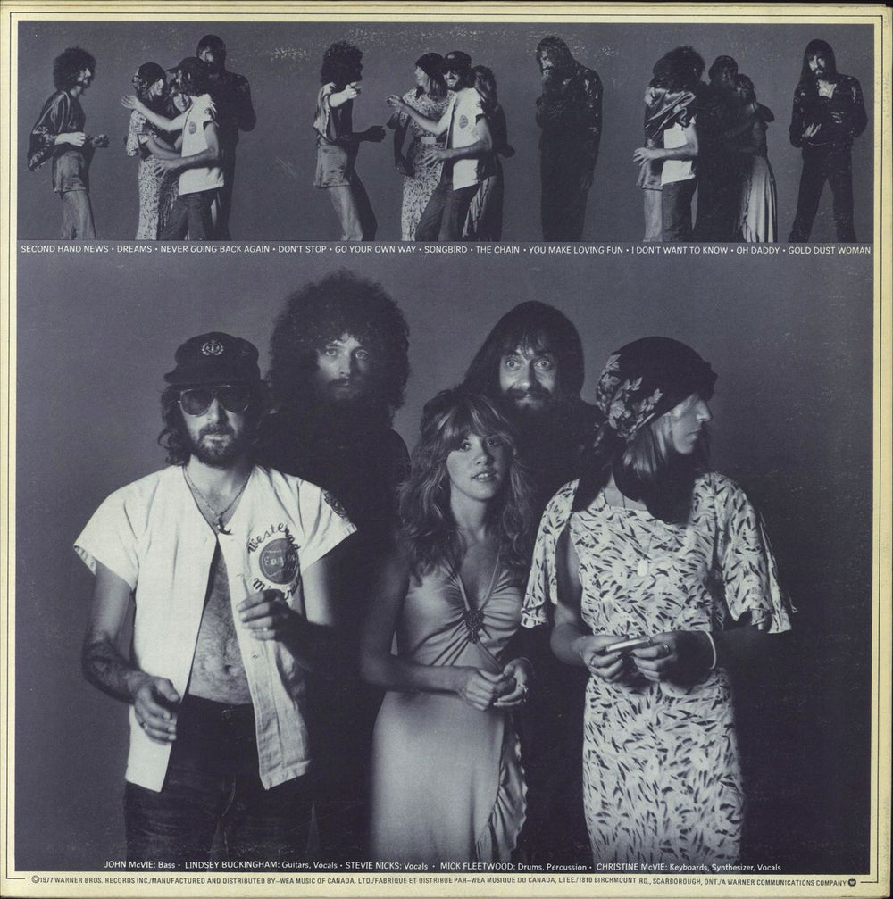 Fleetwood Mac Rumours - EX Canadian vinyl LP album (LP record)