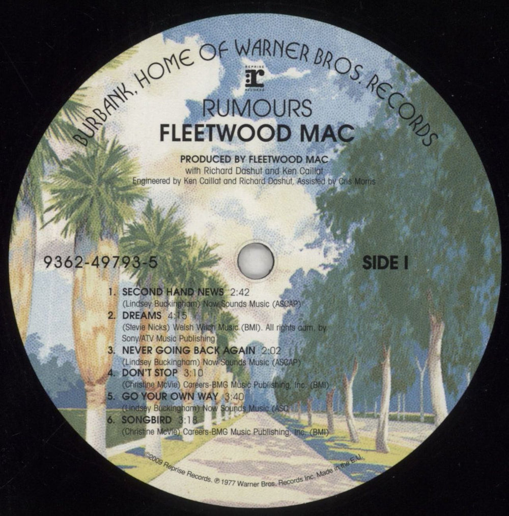 Fleetwood Mac Rumours UK vinyl LP album (LP record) MACLPRU639699